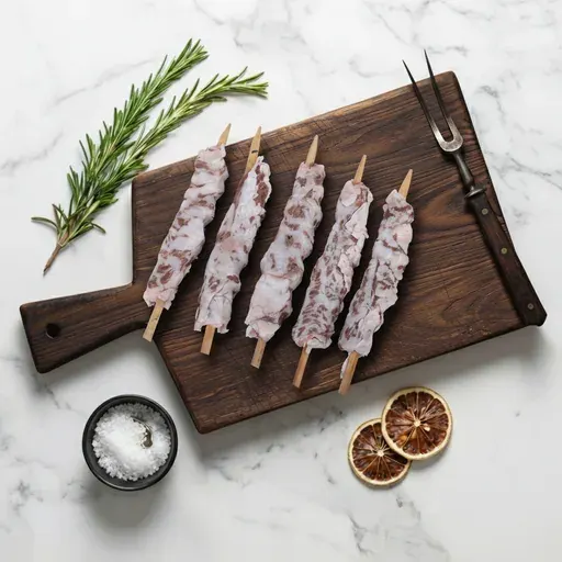Kabab with Caul Fat Container